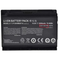 Clevo P150HMBAT-8 X510S 76.96Wh Battery