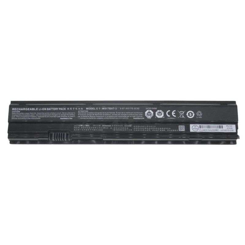 Clevo-W517BAT-3 31Wh Battery