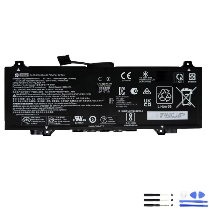 HP GG02XL 47.3Wh Battery