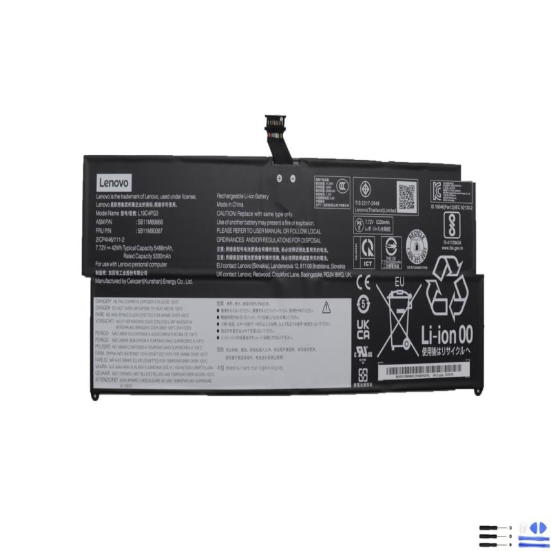 Lenovo L19C4PG3 42Wh Battery