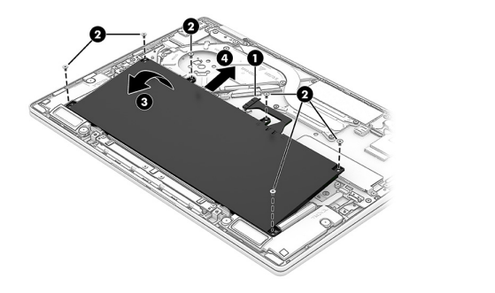 GD03XL battery removal sequence